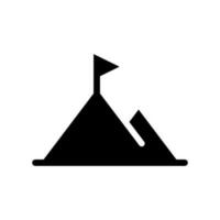 montañas icono vector símbolo diseño ilustración