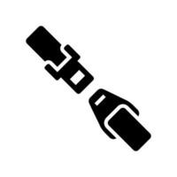 asiento cinturón icono vector símbolo diseño ilustración
