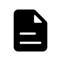 Document Icon Vector Symbol Design Illustration