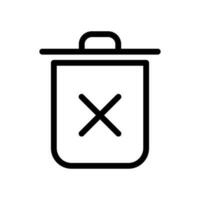 Delete Icon Vector Symbol Design Illustration