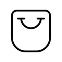 Bag Icon Vector Symbol Design Illustration