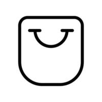 Bag Icon Vector Symbol Design Illustration