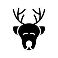Deer Icon Vector Symbol Design Illustration