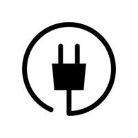 Plug Icon Vector Symbol Design Illustration