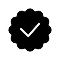 Verified Icon Vector Symbol Design Illustration