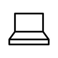 ordenador portátil icono vector símbolo diseño ilustración