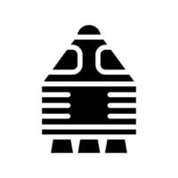 Space Capsule Icon Vector Symbol Design Illustration