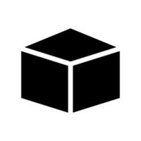 Cube Icon Vector Symbol Design Illustration