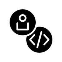 Developer Icon Vector Symbol Design Illustration