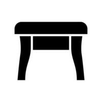 Table Icon Vector Symbol Design Illustration
