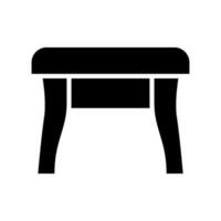 Table Icon Vector Symbol Design Illustration