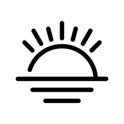 Morning Icon Vector Symbol Design Illustration