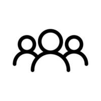 Community Icon Vector Symbol Design Illustration