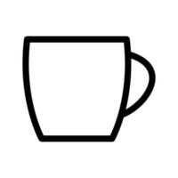 taza icono vector símbolo diseño ilustración