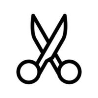 cortar con tijeras icono vector símbolo diseño ilustración