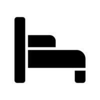 cama icono vector símbolo diseño ilustración