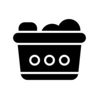 Washing Clothes Icon Vector Symbol Design Illustration