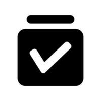 Task Icon Vector Symbol Design Illustration