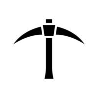 Pickaxe Icon Vector Symbol Design Illustration
