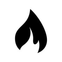 Fire Icon Vector Symbol Design Illustration