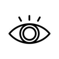 ojo icono vector símbolo diseño ilustración