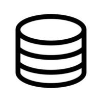 Database Icon Vector Symbol Design Illustration