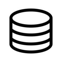 Database Icon Vector Symbol Design Illustration