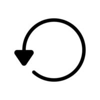 Rotate Icon Vector Symbol Design Illustration