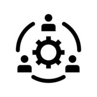 Teamwork Icon Vector Symbol Design Illustration