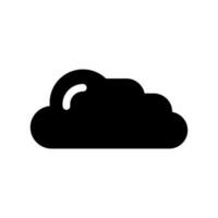 nube icono vector símbolo diseño ilustración