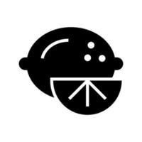 Lemon Icon Vector Symbol Design Illustration