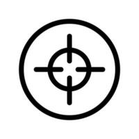 Target Icon Vector Symbol Design Illustration