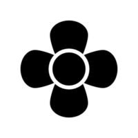 Flower Icon Vector Symbol Design Illustration