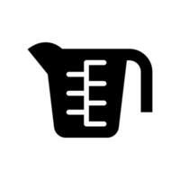 Measuring Cup Icon Vector Symbol Design Illustration