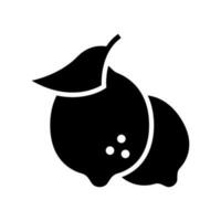 Lemon Icon Vector Symbol Design Illustration