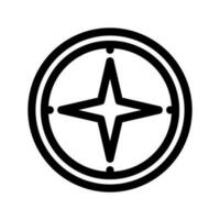 Compass Icon Vector Symbol Design Illustration