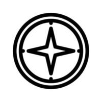 Compass Icon Vector Symbol Design Illustration