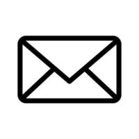correo icono vector símbolo diseño ilustración