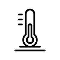 temperatura icono vector símbolo diseño ilustración