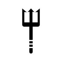 Trident Icon Vector Symbol Design Illustration