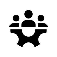 Teamwork Icon Vector Symbol Design Illustration