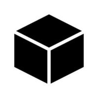 Cube Icon Vector Symbol Design Illustration