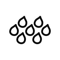 Rain Icon Vector Symbol Design Illustration