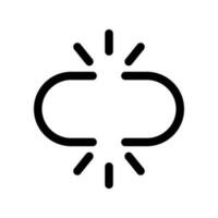 Unlink Icon Vector Symbol Design Illustration