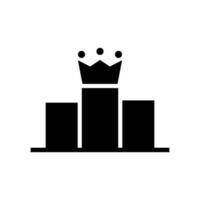 Podium Icon Vector Symbol Design Illustration