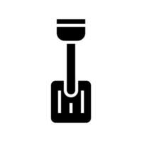 Snow Shovel Icon Vector Symbol Design Illustration