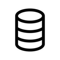 Database Icon Vector Symbol Design Illustration