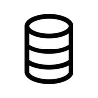 Database Icon Vector Symbol Design Illustration