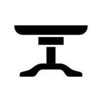 Table Icon Vector Symbol Design Illustration