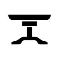 Table Icon Vector Symbol Design Illustration